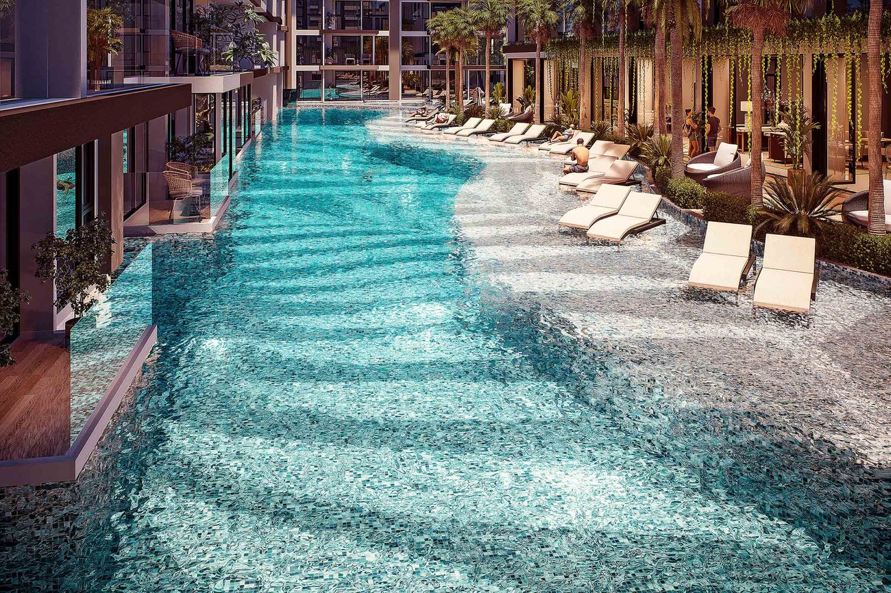 The Riviera Beverly Hills — lagoon pool